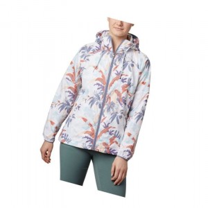 Columbia Side Hill Printed Windbreaker Mont Kadın Renkli | 18475-IZSQ