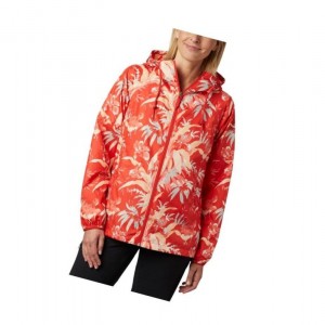 Columbia Side Hill Printed Windbreaker Mont Kadın Turuncu | 90768-FJGN