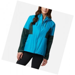 Columbia Side Hill Windbreaker Mont Kadın Mavi | 32879-XMKQ