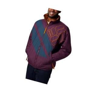 Columbia Sideline Parka Mont Erkek Siyah Pembe Gri | 82907-RGYC
