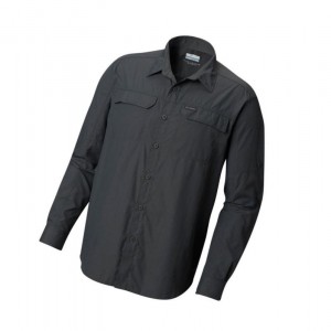 Columbia Silver Ridge 2.0 Long Sleeve Big Gömlek Erkek Koyu Gri | 82109-NDTO