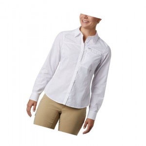 Columbia Silver Ridge 2.0 Long Sleeve Gömlek Kadın Beyaz | 76324-TXYZ