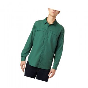 Columbia Silver Ridge 2.0 Long Sleeve Gömlek Erkek Yeşil | 61985-KMRI