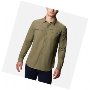 Columbia Silver Ridge 2.0 Long Sleeve Gömlek Erkek Gri Yeşil | 52160-OAKT