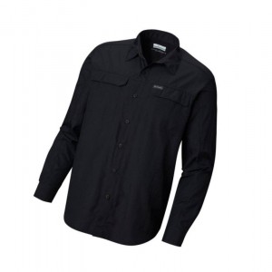 Columbia Silver Ridge 2.0 Long Sleeve Tall Gömlek Erkek Siyah | 68910-OQRX