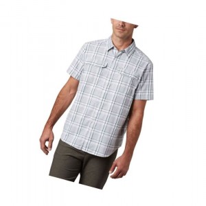 Columbia Silver Ridge 2.0 Multi Plaid Short Sleeve Gömlek Erkek Yeşil | 75698-TXRA
