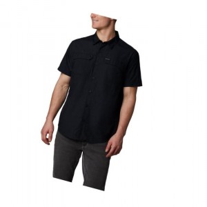 Columbia Silver Ridge 2.0 Short Sleeve Gömlek Erkek Siyah | 95843-DNVI