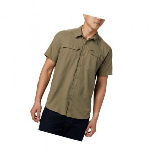 Columbia Silver Ridge 2.0 Short Sleeve Gömlek Erkek Zeytin Yeşili | 56209-YHRL