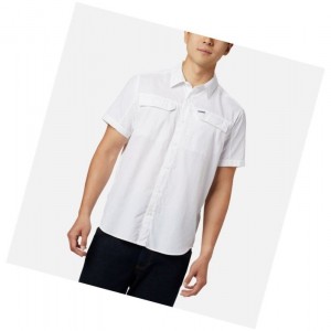 Columbia Silver Ridge 2.0 Short Sleeve Gömlek Erkek Beyaz | 41593-LOUJ