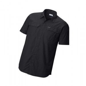 Columbia Silver Ridge 2.0 Short Sleeve Tall Gömlek Erkek Siyah | 47580-BNXV