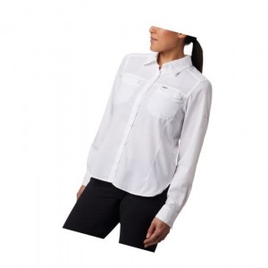 Columbia Silver Ridge Lite Long Sleeve Gömlek Kadın Beyaz | 34025-YSIN