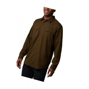 Columbia Silver Ridge Lite Long Sleeve Gömlek Erkek Zeytin Yeşili | 27516-FPZL