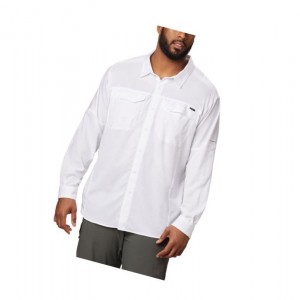 Columbia Silver Ridge Lite Long Sleeve Gömlek Erkek Beyaz | 25076-AFXC