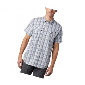 Columbia Silver Ridge Lite Plaid Short Sleeve Gömlek Erkek Gri | 26390-ISDY