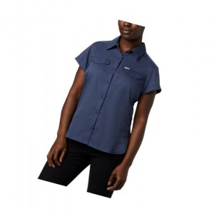 Columbia Silver Ridge Lite Short Sleeve Gömlek Kadın Lacivert | 74015-SYXG