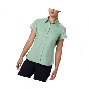 Columbia Silver Ridge Lite Short Sleeve Gömlek Kadın Nane | 48375-EXYA