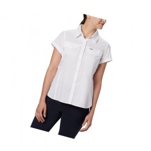 Columbia Silver Ridge Lite Short Sleeve Gömlek Kadın Beyaz | 12640-LXKA