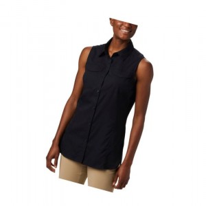 Columbia Silver Ridge Lite Sleeveless Gömlek Kadın Siyah | 70349-MNZX