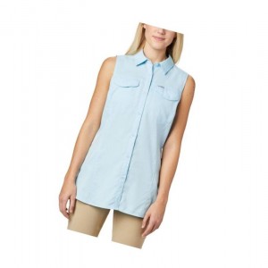 Columbia Silver Ridge Lite Sleeveless Gömlek Kadın Mavi | 62419-UWSI