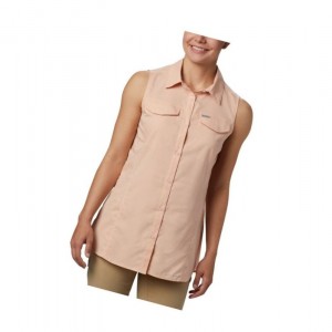 Columbia Silver Ridge Lite Sleeveless Gömlek Kadın Pembe | 90754-EPCX