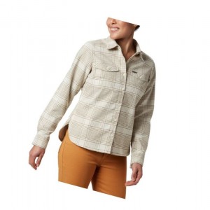 Columbia Silver Ridge Long Sleeve Flannel Top Gömlek Kadın Renkli | 95826-JSVM