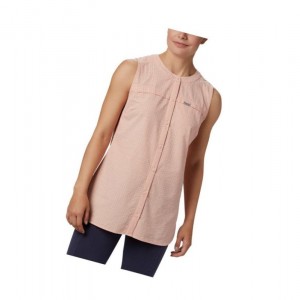Columbia Silver Ridge Novelty Tunic Atlet Kadın Pembe | 72056-QHKW