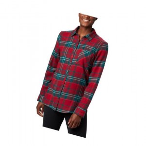 Columbia Simply Put II Flannel Gömlek Kadın Koyu Renkli | 78934-YAHN