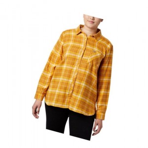 Columbia Simply Put II Flannel Plus Size Gömlek Kadın Turuncu | 30289-ILBD