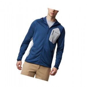 Columbia Single Canyon Hooded Fleece Mont Erkek Koyu Gri | 65280-KTYP