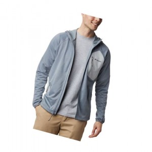 Columbia Single Canyon Hooded Fleece Mont Erkek Gri | 17069-RWVU