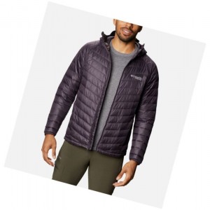 Columbia Snow Country Hooded Mont Erkek Koyu Mor | 31789-QZLP