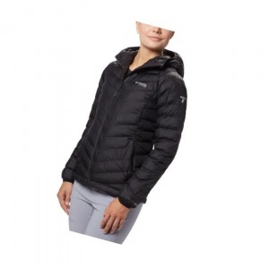 Columbia Snow Country Hooded Mont Kadın Siyah | 72510-RCJD