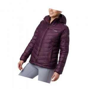 Columbia Snow Country Hooded Mont Kadın Siyah Pembe | 49503-AIBY