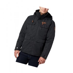 Columbia South Canyon Lined Insulated Mont Erkek Siyah | 80647-DZHG