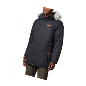 Columbia South Canyon Long Down Parka Tall Mont Erkek Siyah | 85620-RFQB
