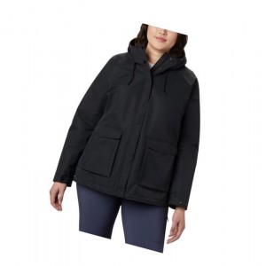 Columbia South Canyon Plus Size Mont Kadın Siyah | 56193-OTAI