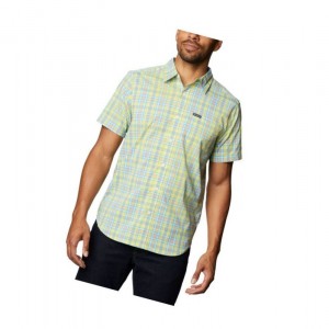 Columbia Spring Time Short Sleeve Gömlek Erkek Sarı | 39741-LOIC