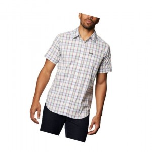 Columbia Spring Time Short Sleeve Gömlek Erkek Renkli | 15807-FDQU