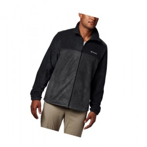 Columbia Steens Mountain 2.0 Full Zip Fleece Tall Mont Erkek Siyah Koyu Gri | 61207-BEOJ