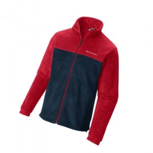 Columbia Steens Mountain 2.0 Full Zip Fleece Tall Mont Erkek Kırmızı Lacivert | 42901-AJBL