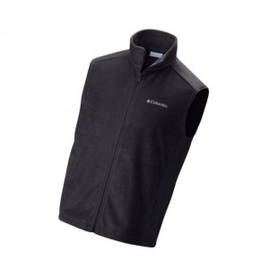 Columbia Steens Mountain Fleece Big Yelek Erkek Siyah | 01837-PUTI