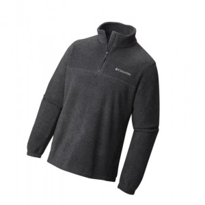 Columbia Steens Mountain Half Zip Fleece Sweatshirt Erkek Gri | 85796-SVQM