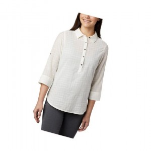 Columbia Summer Ease Popover Tunic Gömlek Kadın Beyaz | 32859-PCBQ