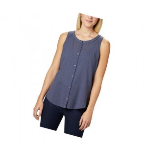 Columbia Summer Ease Sleeveless Gömlek Kadın Lacivert | 68025-DGZI