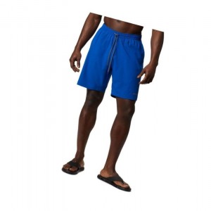 Columbia Summertide Stretch Big Şort Erkek Koyu Mavi | 01235-FKOC