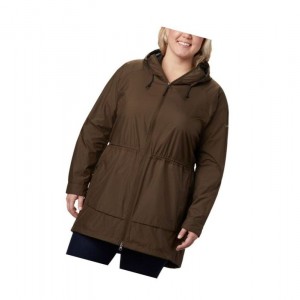 Columbia Sweet Maple Plus Size Mont Kadın Zeytin Yeşili | 76245-GSHW