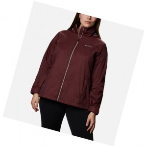 Columbia Switchback III Plus Size Mont Kadın Bordo | 91085-IZLB