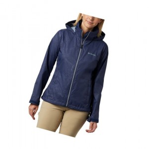 Columbia Switchback III Printed Mont Kadın Lacivert | 62751-XDZG