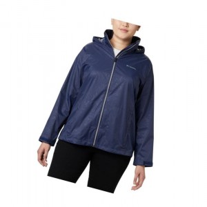 Columbia Switchback III Printed Plus Size Mont Kadın Lacivert | 71930-OMQA