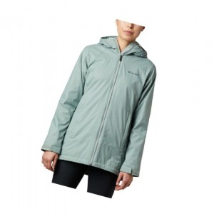 Columbia Switchback Lined Long Mont Kadın Yeşil | 47653-UNDR